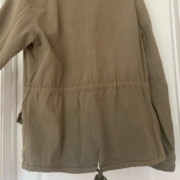 GUESS GUC hip length fall military jacket in olive green - Picture 7 of 7